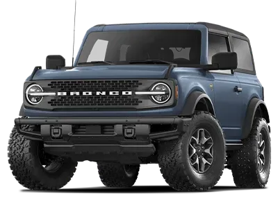 Blue Ford Bronco SUV